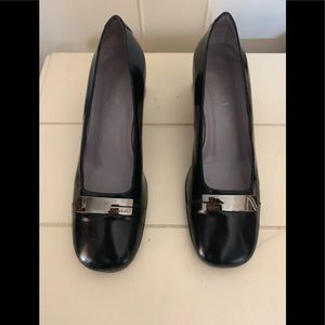 Gucci mid heel slip on shoes